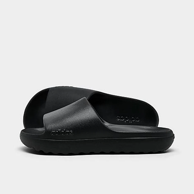 adidas Women's adilette Lumia Slide Sandals in Black Size: 5.0