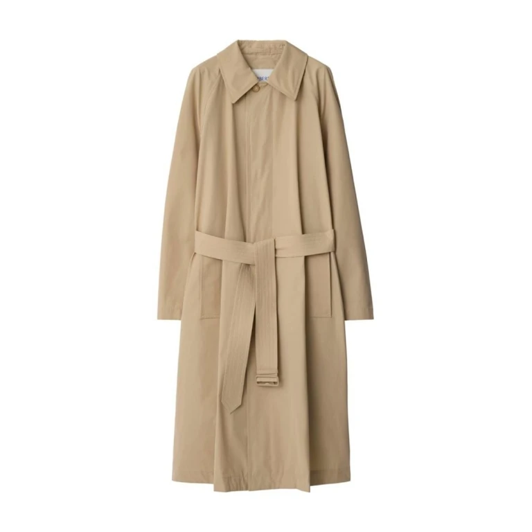 Burberry Mens EKD Logo Cotton Blend Trench Coat
