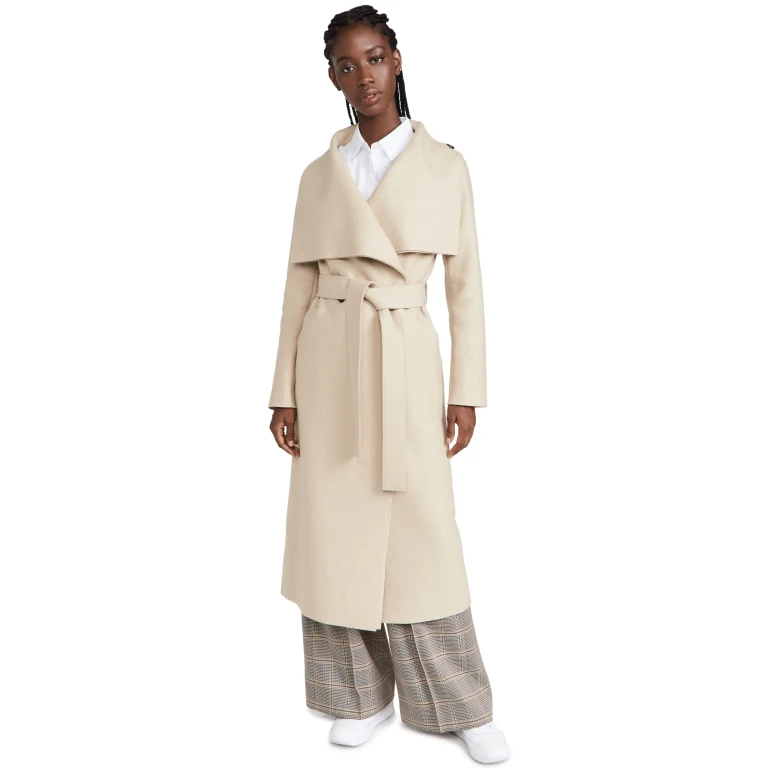 Harris Wharf London Women Volcano Coat Almond 40