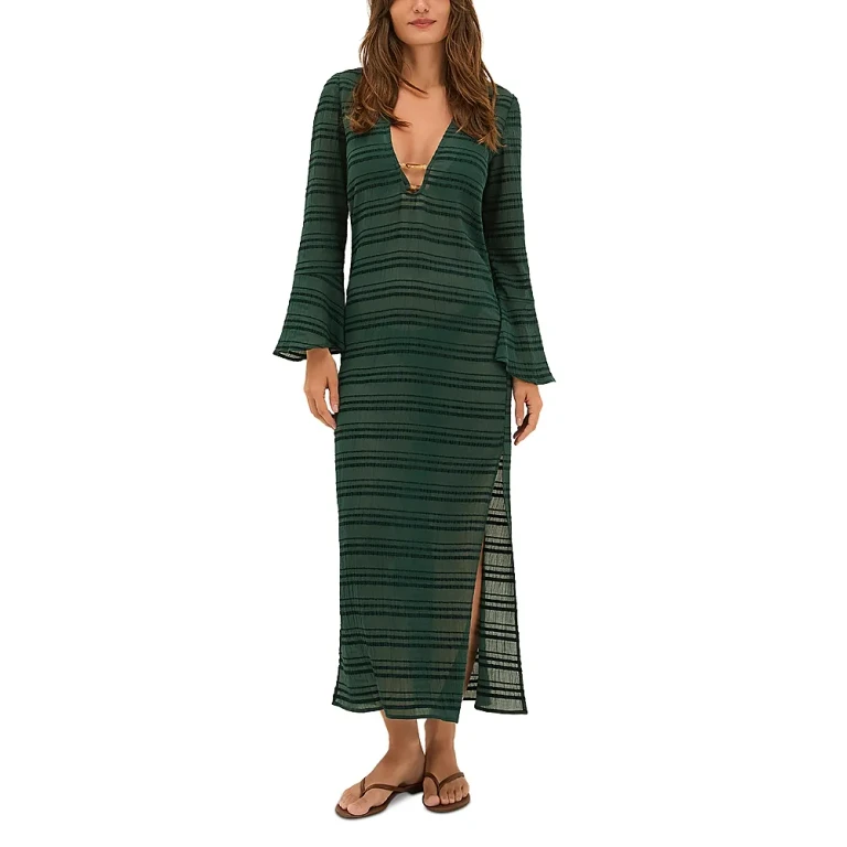 So ViX Paula Hermanny Lid Cali Cup Dress Swim Cover-Up