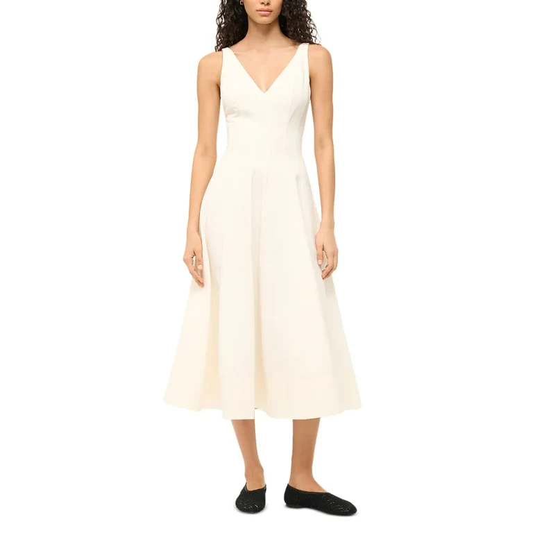 Staud Marieta Midi Dress
