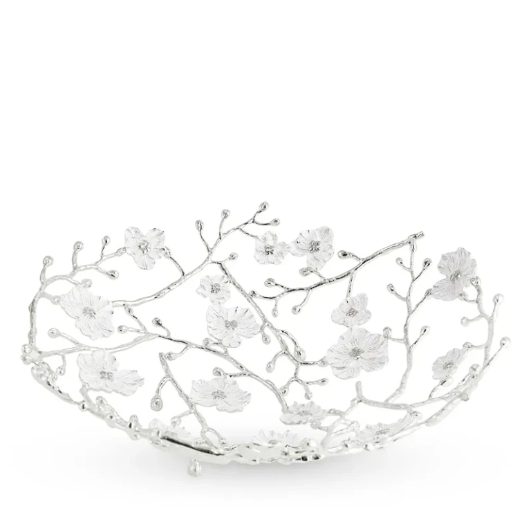 Michael Aram Silver Orchid Basket