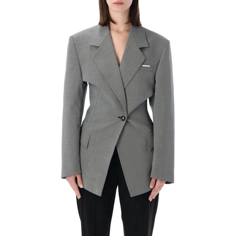 The Attico Blazer Big Shoulder