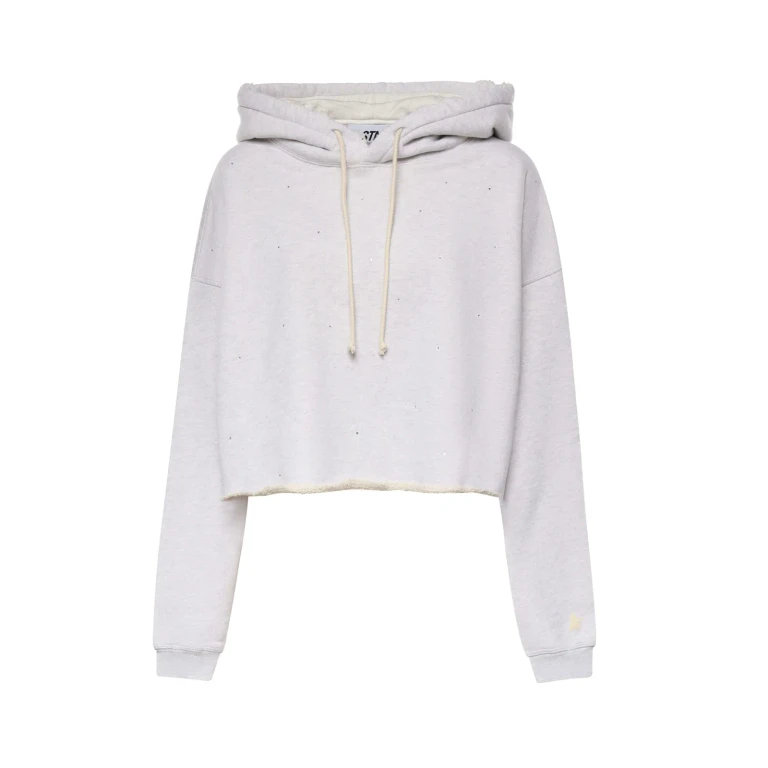 Golden Goose Star Cropped Hoodie