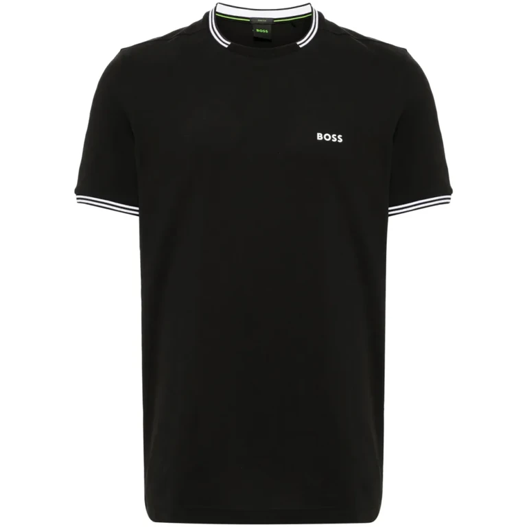 Boss Logo-patch Crew Neck T-shirt