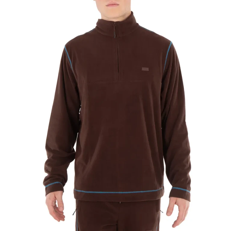 Rains Mens Frame Addis Fleece Half Zip Shirt