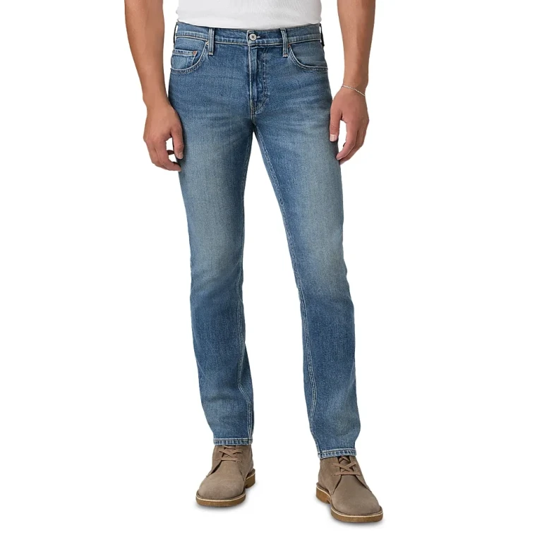 Paige Federal Slim Straight Jeans in Cumberland