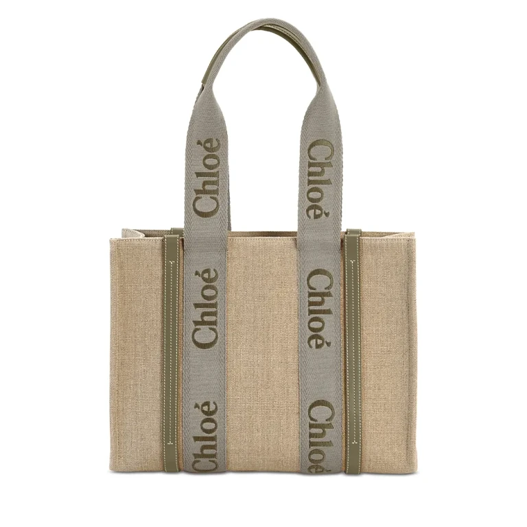 Chloe Woody Medium Canvas Tote