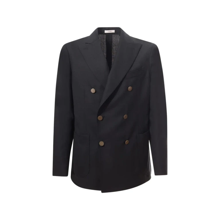 Double Breasted Virgin Wool Blazer (N4302ESA05340990)