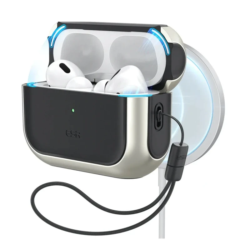 AirPods Pro 3 Orbit Hybrid Magnetic Case - Titanium - Titanium