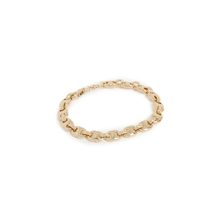 Tory Burch Delicate Gemini Link Bracelet Light Brass One Size