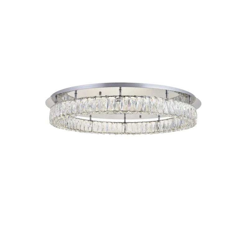 Chrome LED Flush Mount from the Monroe Collection