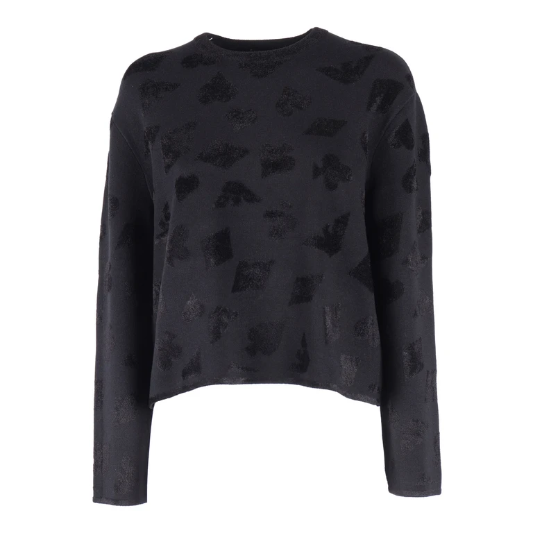 Emporio Armani Woman Sweater Black Crewneck - Women