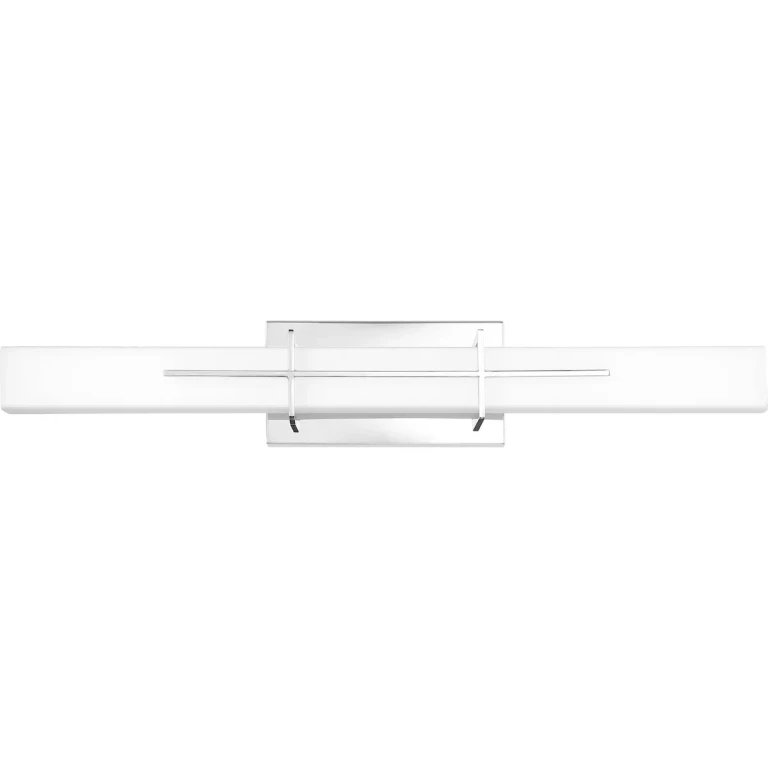 Gemini LED Bathroom Vanity Light in Polished Chrome