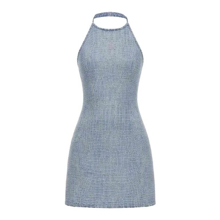 Self Portrait Robe Courte - Bleu