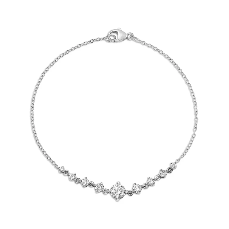 Luxe Collection Certified Lab Grown Diamond Bracelet in 14K Gold, 1.0 tcw