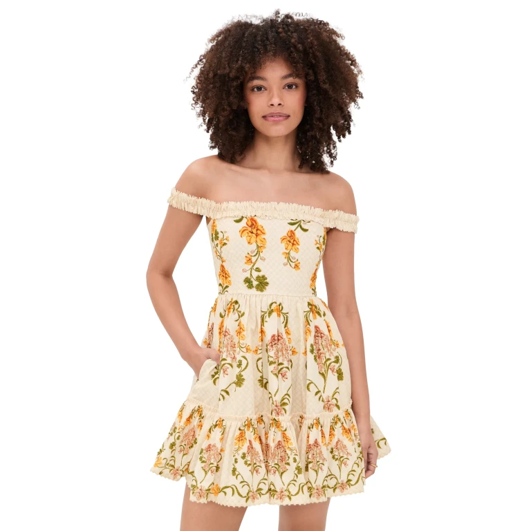 Agua by Agua Bendita Boreal Cordillera Dress Multicolor M