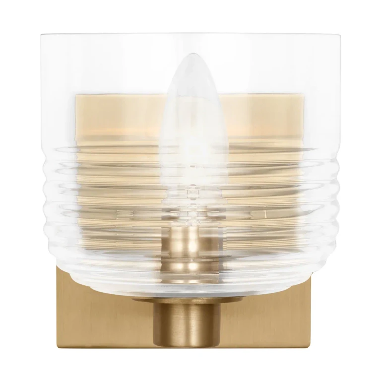 Satin Brass Wall Sconce from the Lochdale Collection