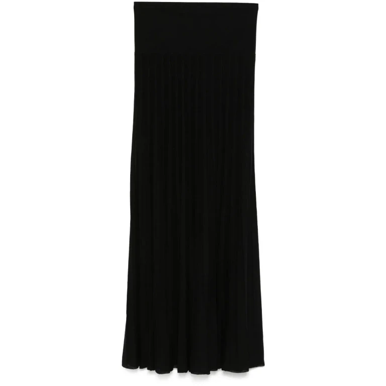 Isabel Marant Black A-line Skirt