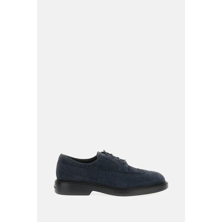 Hogan Flat shoes Grey Calfskin - Men