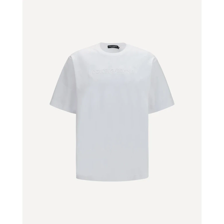 T-shirt de algodão Dolce & Gabbana corte regular