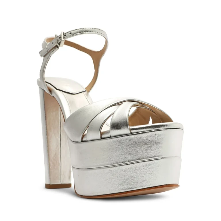 Schutz Women's Keefa High Crossover High Heel Platform Sandals
