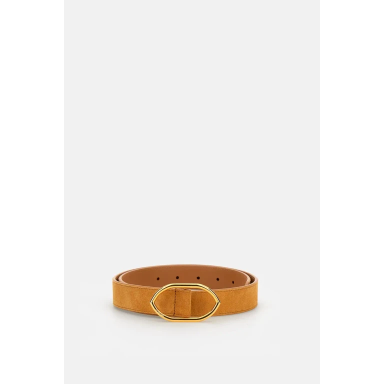 Suede Calf Leather Belt (BEU00348AC09A04830)