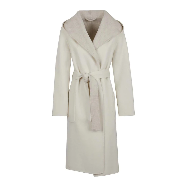 P. A.R. O.S. H. Manteau Au Genou - Blanc