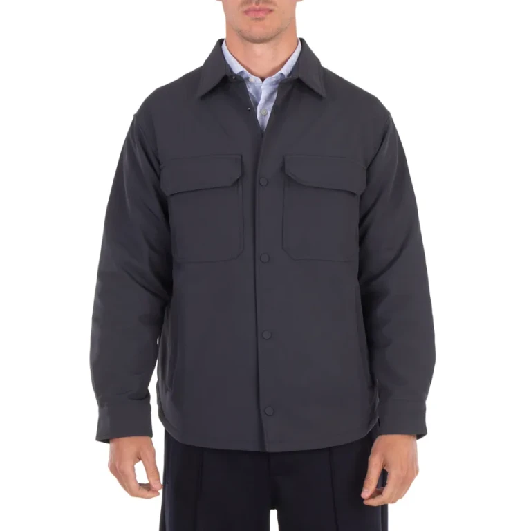 Emporio Armani Comfort-Fit Nylon Shirt Jacket