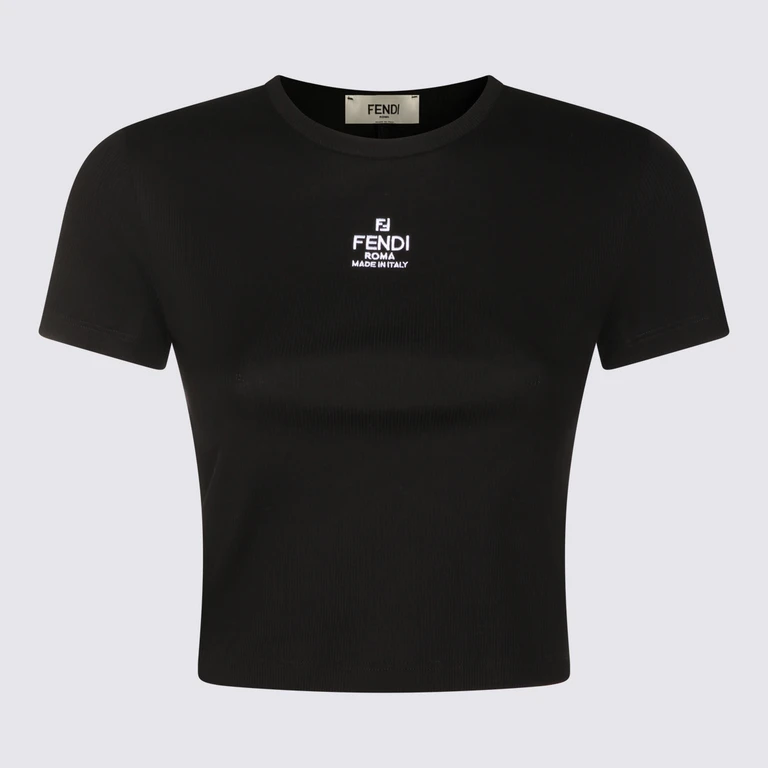 Fendi T-shirts and Polos White _100 % Co - Women