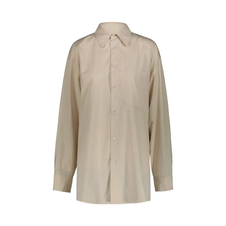 르메르 오버랩 패널 버튼 셔츠