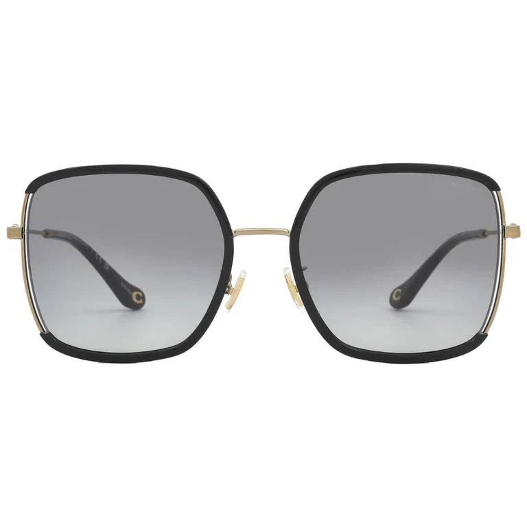 Coach Grey Gradient Butterfly Ladies Sunglasses HC7139BD 934611 58