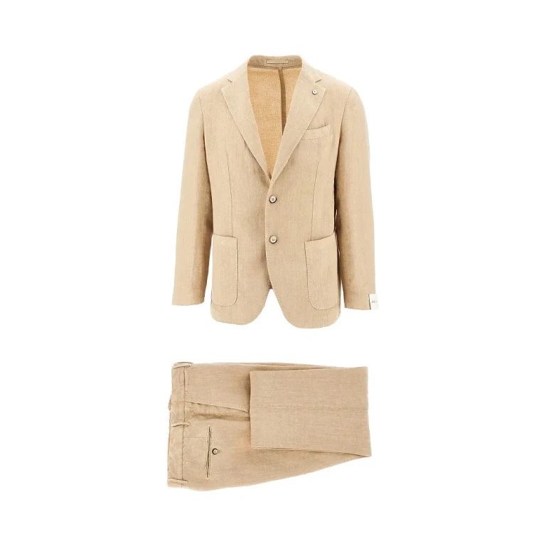 L. B.M. 1911 Linen single-breasted tailored suit Man 50