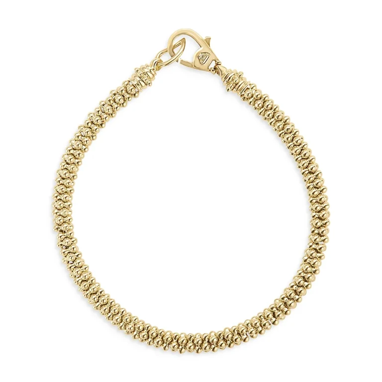 Lagos 18K Yellow Gold Caviar Basic Beaded Bracelet