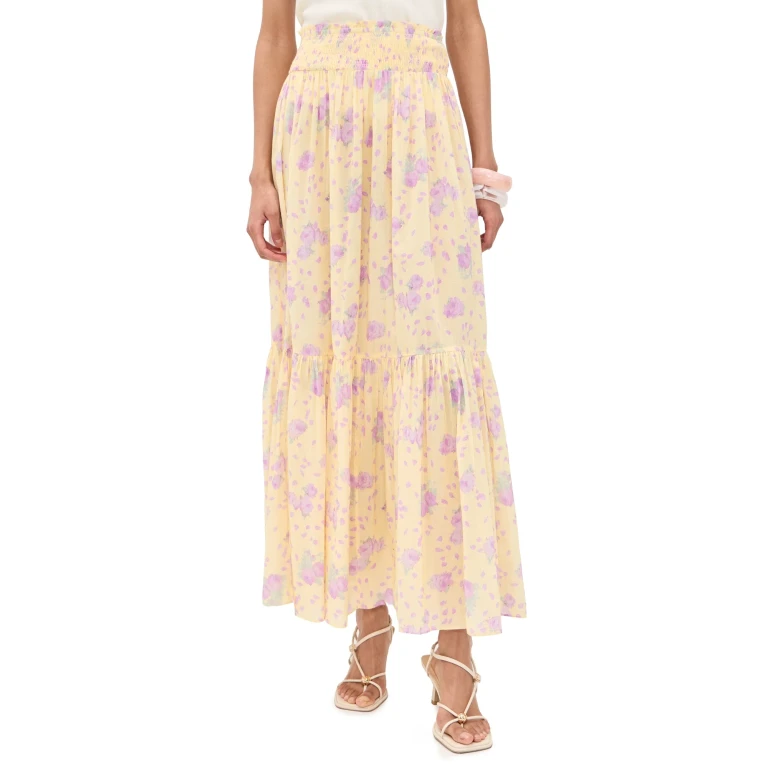 LoveShackFancy Umber Skirt Sunshine Dream XXL