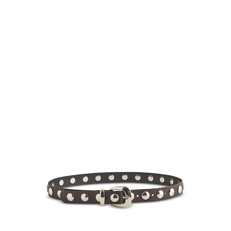 Madewell Women's Studded Dome Leather Belt