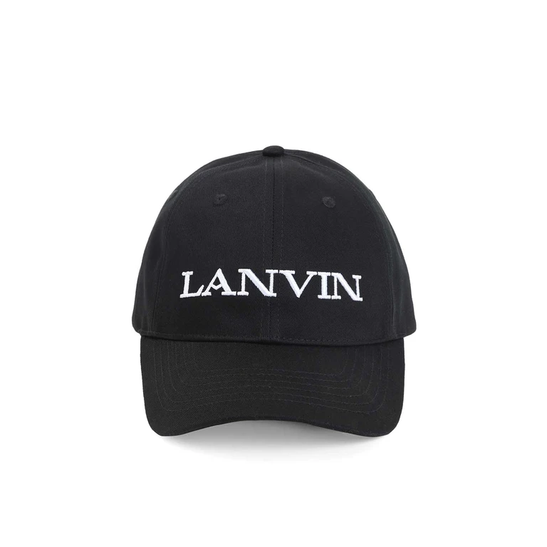 Lanvin Logo Embroidered Cap