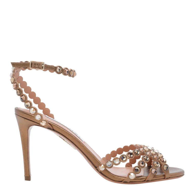 Aquazzura Tequila Crystal Sandals