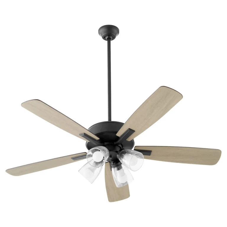 Matte Black 52"Ceiling Fan from the Ovation Collection