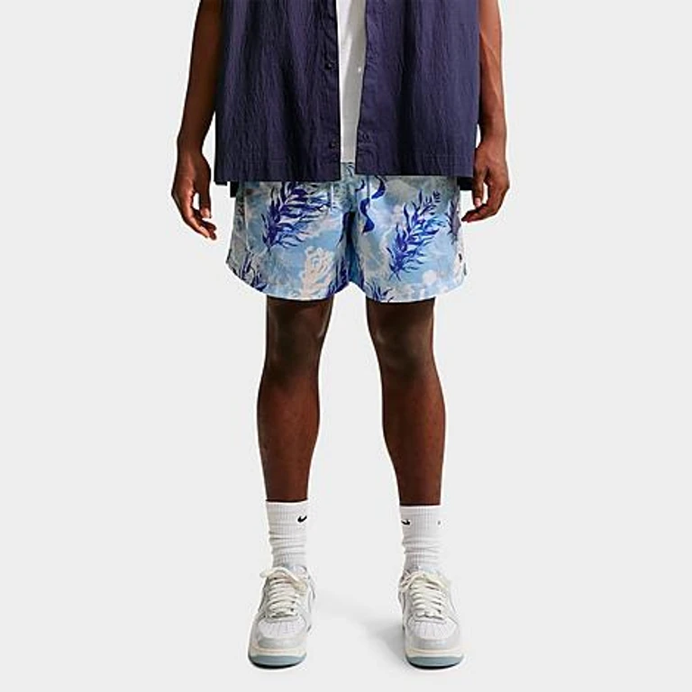 Nike Men's Club Flow Spring Break Shorts in Sequoia/Peony Size: XS