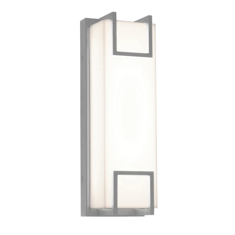 Beaumont LED Outdoor Wall Sconce in Textured Grey