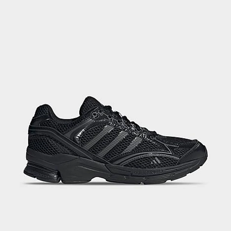 adidas Men's Spiritain 2000 Casual Shoes in Core Black/Grey/Carbon Size: 7.5