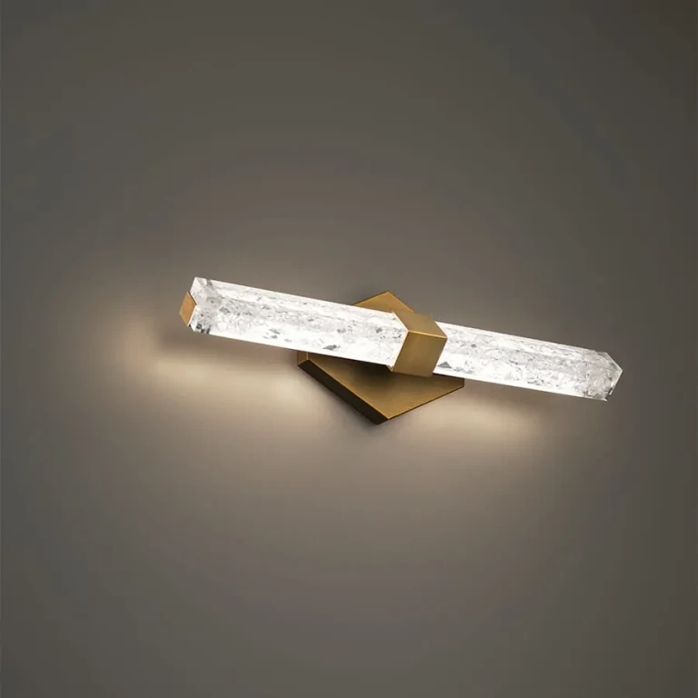 Modern Forms Regal Bathroom Vanity Light in Aged Brass