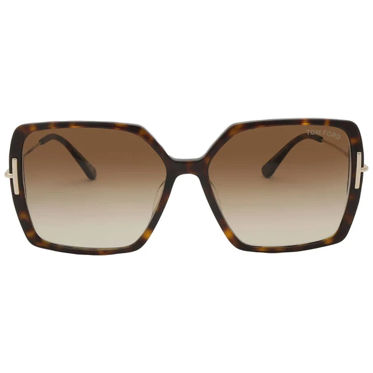 Tom Ford Joanna Brown Gradient Butterfly Ladies Sunglasses FT1039 52F 59