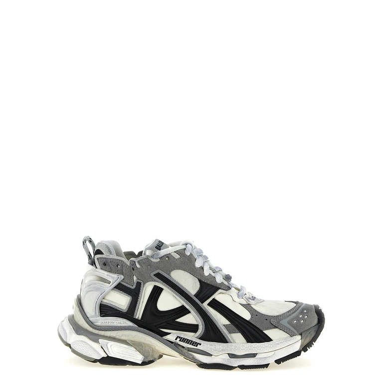 Balenciaga Gray Polyethylene Athletic Sneakers - Women