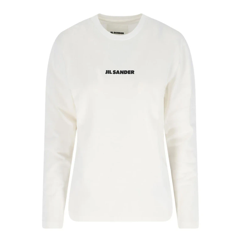 Jil Sander Pull Col Rond - Blanc