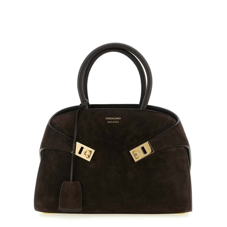 Ferragamo Brown Goatskin Handbag Bag - Women