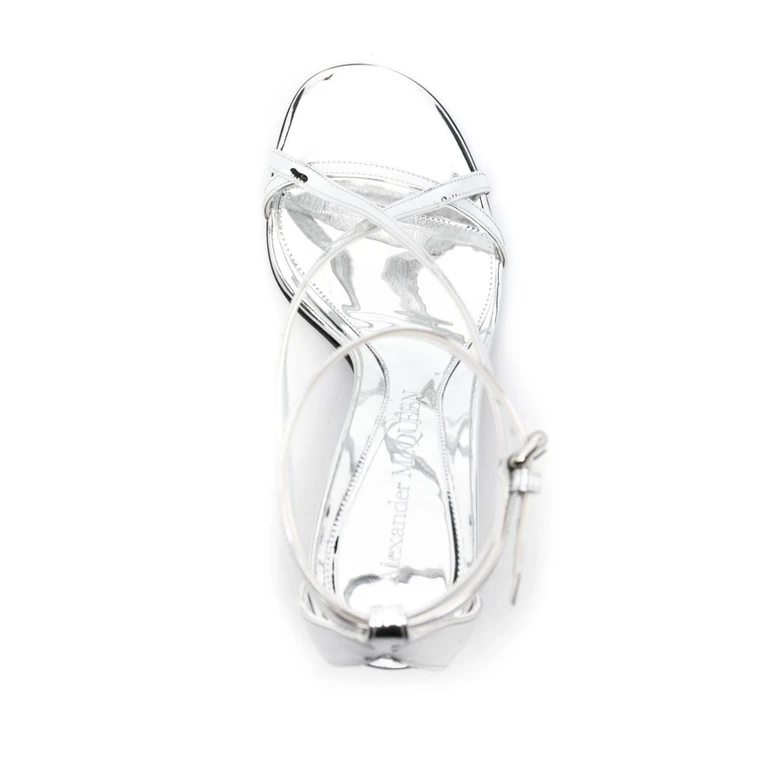 Alexander Mcqueen Sandals Silver - Women