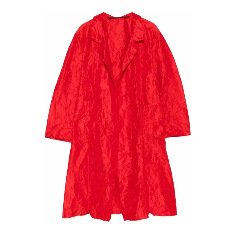 Daniela Gregis Manteau Court - Rouge