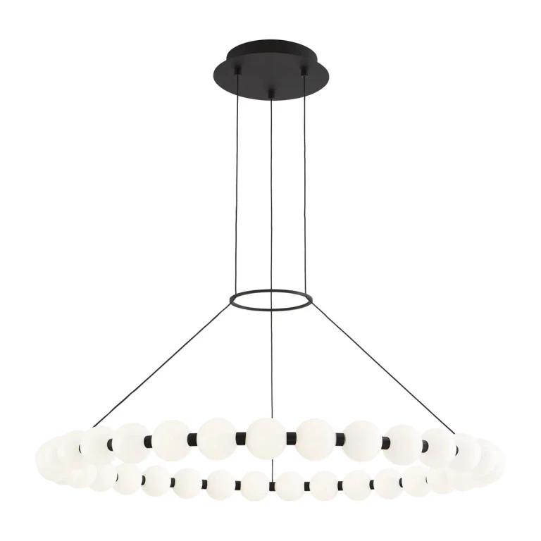 Nightshade Black LED Chandelier from the Orbet Collection